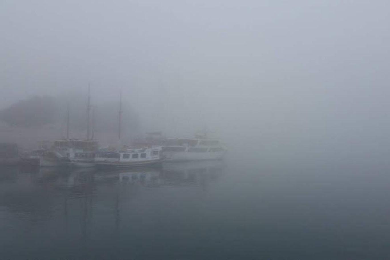 İstanbul'da vapur seferleri yapılamıyor İstanbul'da vapur seferleri yapılamıyor
